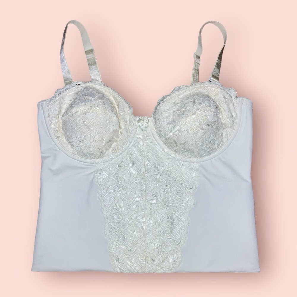 White Lace Bustier